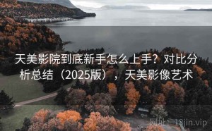 天美影院到底新手怎么上手？对比分析总结（2025版），天美影像艺术