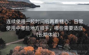 连续使用一段时间后再看糖心：日常使用中哪些地方顺手，哪些需要适应（长期体验）