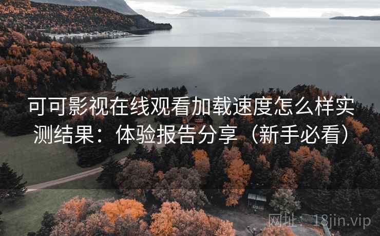 可可影视在线观看加载速度怎么样实测结果：体验报告分享（新手必看）