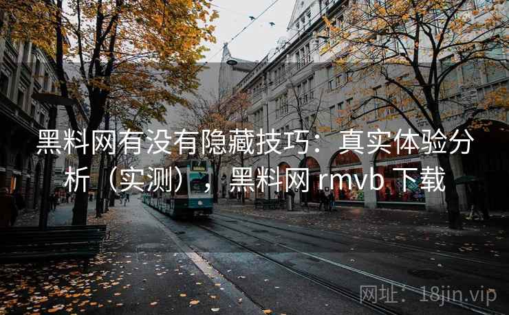 黑料网有没有隐藏技巧：真实体验分析（实测），黑料网 rmvb 下载